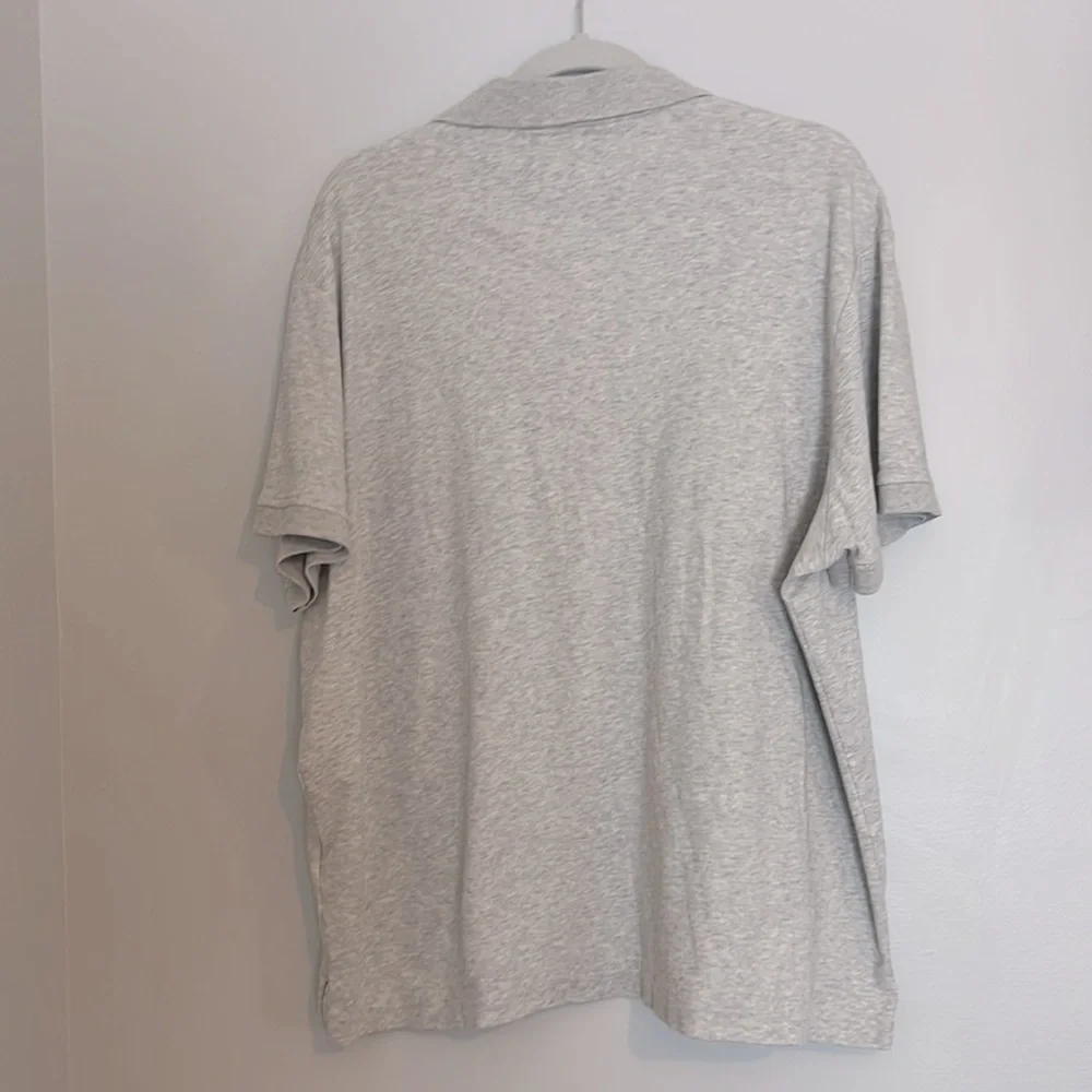 DANIEL CREMIEUX SZ XXL HEATHERED GRAY COTTON POLO EUC